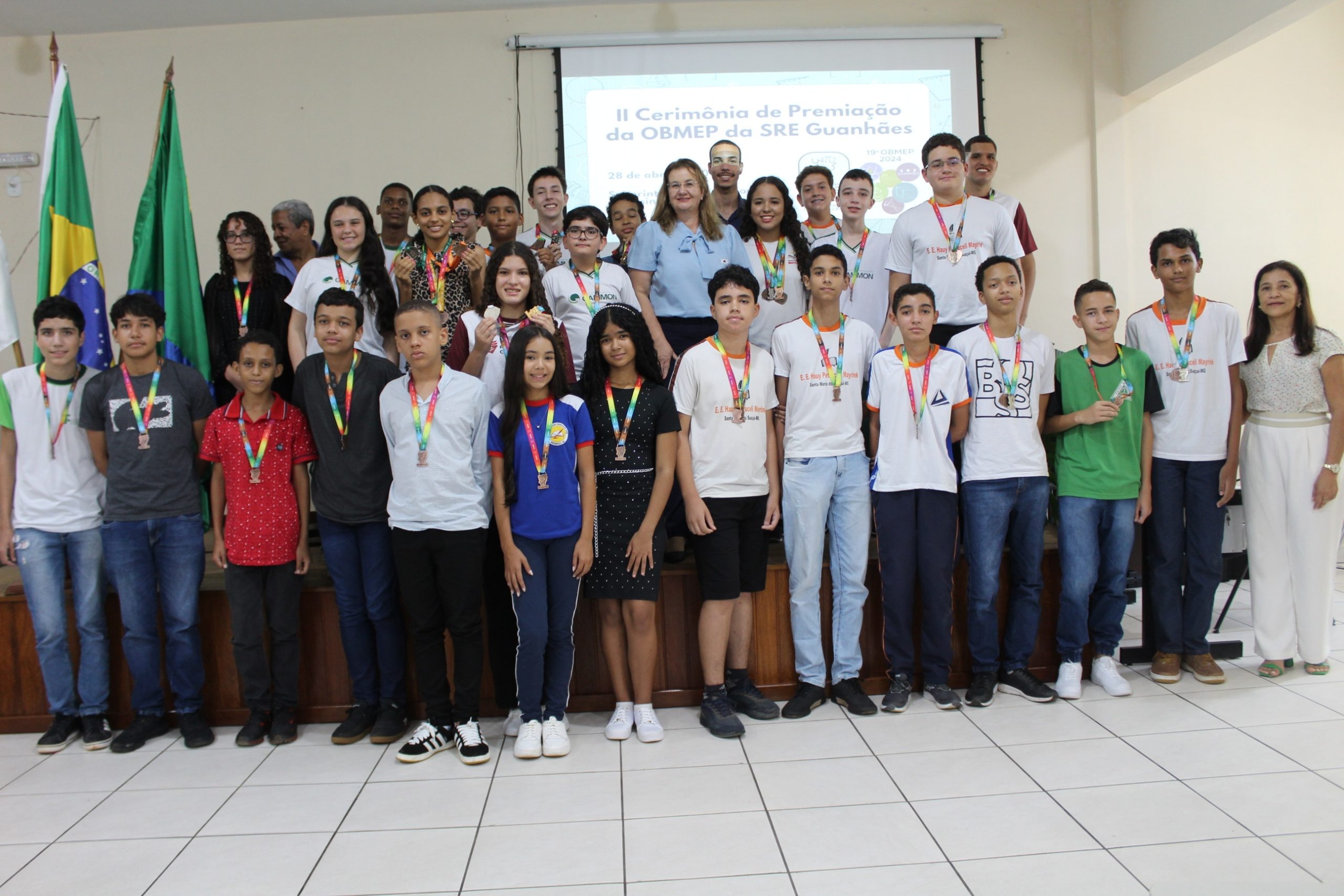 II Cerimônia de Premiação da OBEMEP da SRE de Guanhães