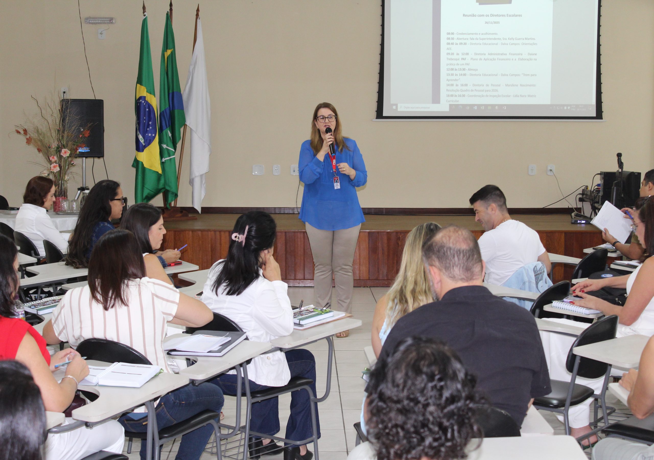 Reunião com os Diretores Escolares