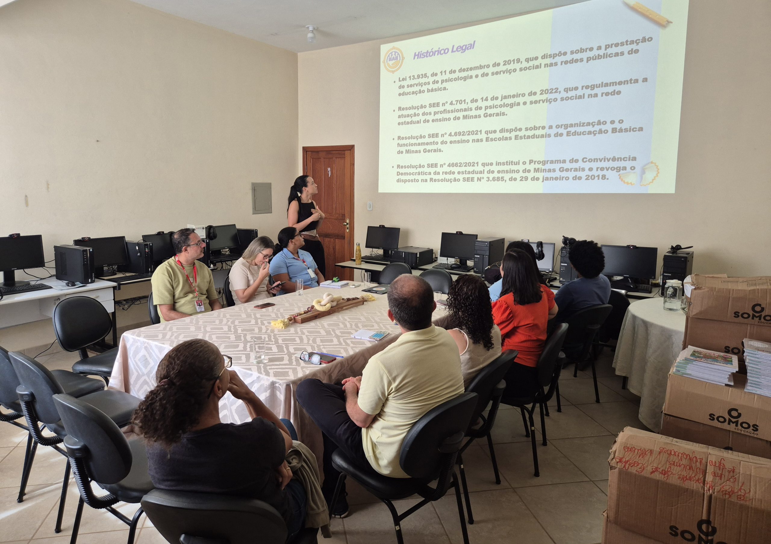 Reunião do NAE com a Rede de Proteção de Guanhães